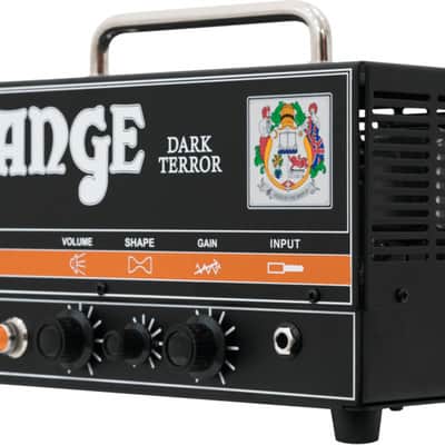 Orange DA15H Dark Terror Electric Guitar Tube Head, 15W, Black image 2