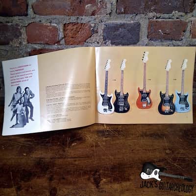 1966 Hagstrom Catalog - Hagstrom Guitars and Basses Move People *RARE* image 4