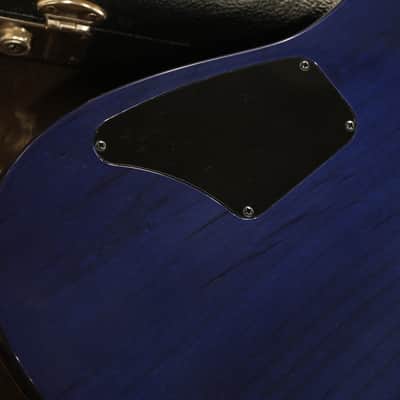 2003 Fender Custom Shop Showmaster Neck Thru Electric Guitar Birdseye Blue Quilt + OHSC image 14