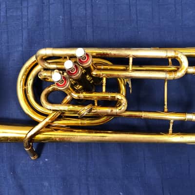 Vintage King H.N. White Cleveland Bb Trombonium Valve Trombone with Original Case image 5