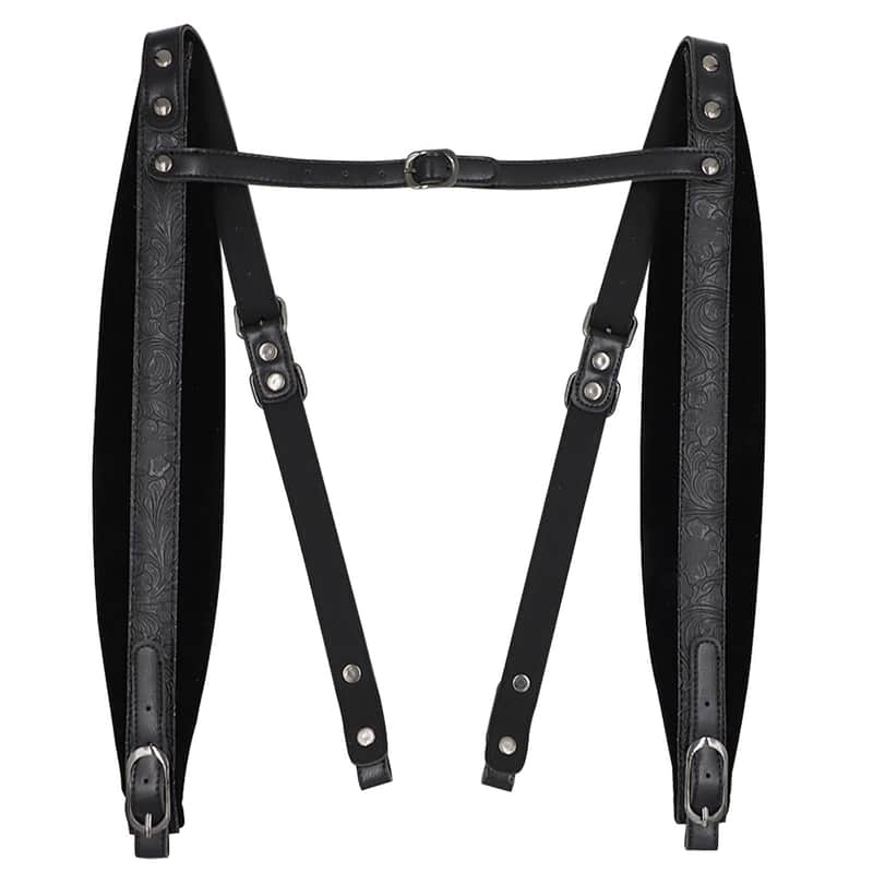 Rayzm Accordion Harness Straps, Adjustable Shoulder Belts Straps for Accordions, Thickened Synthetic Leather image 1
