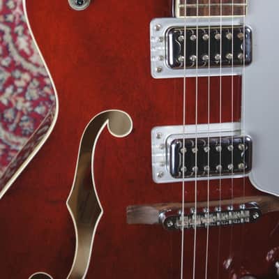 Gretsch G5422TDC Electromatic Hollow Body Double Cutaway with Black Top Filter'Tron Pickups and Bigsby - Walnut Stain image 5