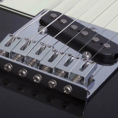 Schecter Nick Johnston Signature PT Electric Guitar in Atomic Ink Bundle with Hard Shell Carrying Case (2 Items) image 5