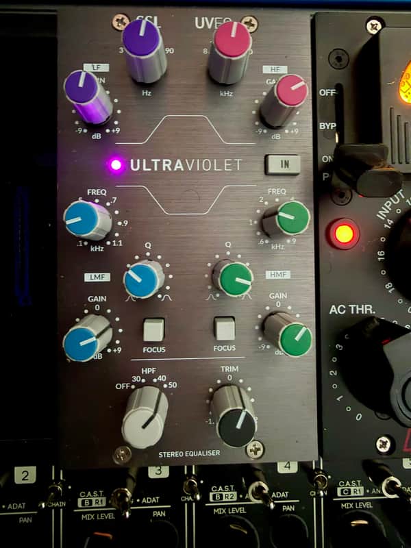 Solid State Logic UV EQ 500-Series Equalizer Module 2021 - Present - Black image 1