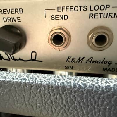 Rare Two Rock 10th Anniversary J-2 head and matching cab Serial #002 image 6