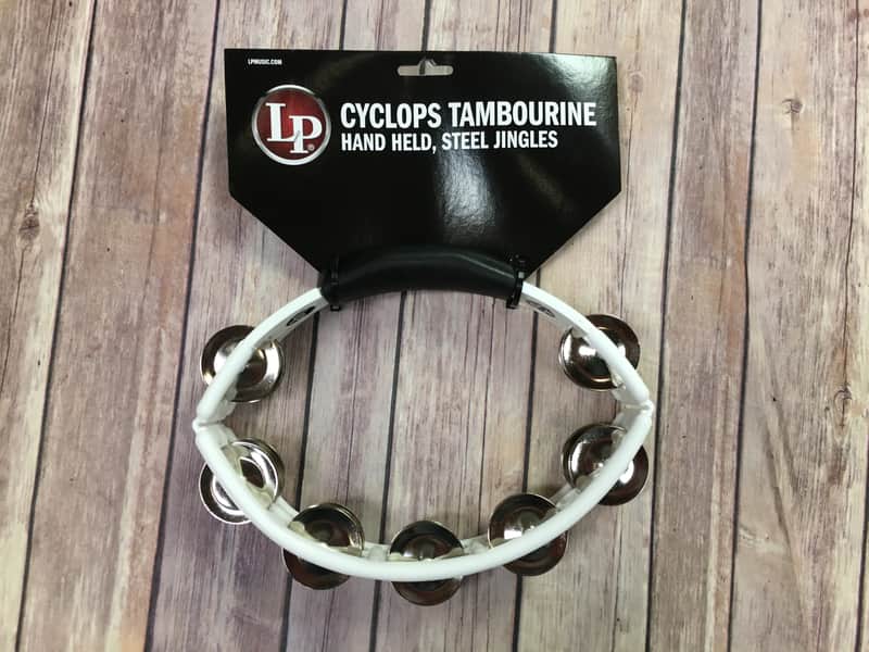 Latin Percussion LP152 Cyclops Handheld Tambourine w/ Double-Row Steel Jingles image 1