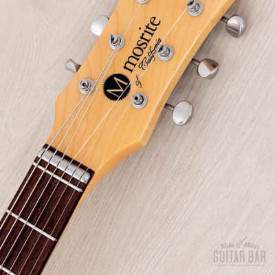 1990s Mosrite Ventures Excellent Model 3/4 Size Body w/ Full Scale Pearl White, Japan Kurokumo image 4