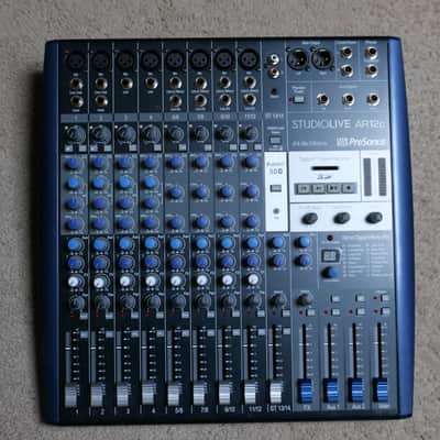 PreSonus StudioLive AR12c 14-Input Mixer / Digital Recorder / Audio Interface 2020 - Present - Gray / Blue image 1
