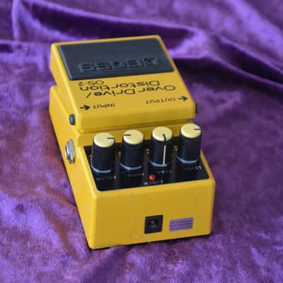 BOSS OS-2 OverDrive/Distortion silver label * very versatile for vintage/classic/modern guitar sounds*perfect for Rock/Punk/Garage/Grunge/Beat...you find your tone with this yellow thing image 5