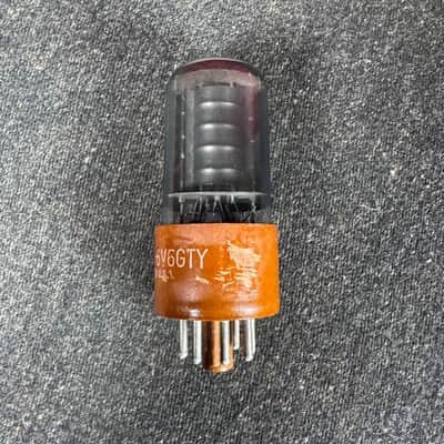 Vintage GE JAN 6V6GTY Single Amplifier Power Tube 6V6 General Electric #239 image 2