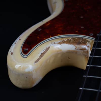 1963 Fender Precision Bass with Rosewood Fretboard - Blonde image 13