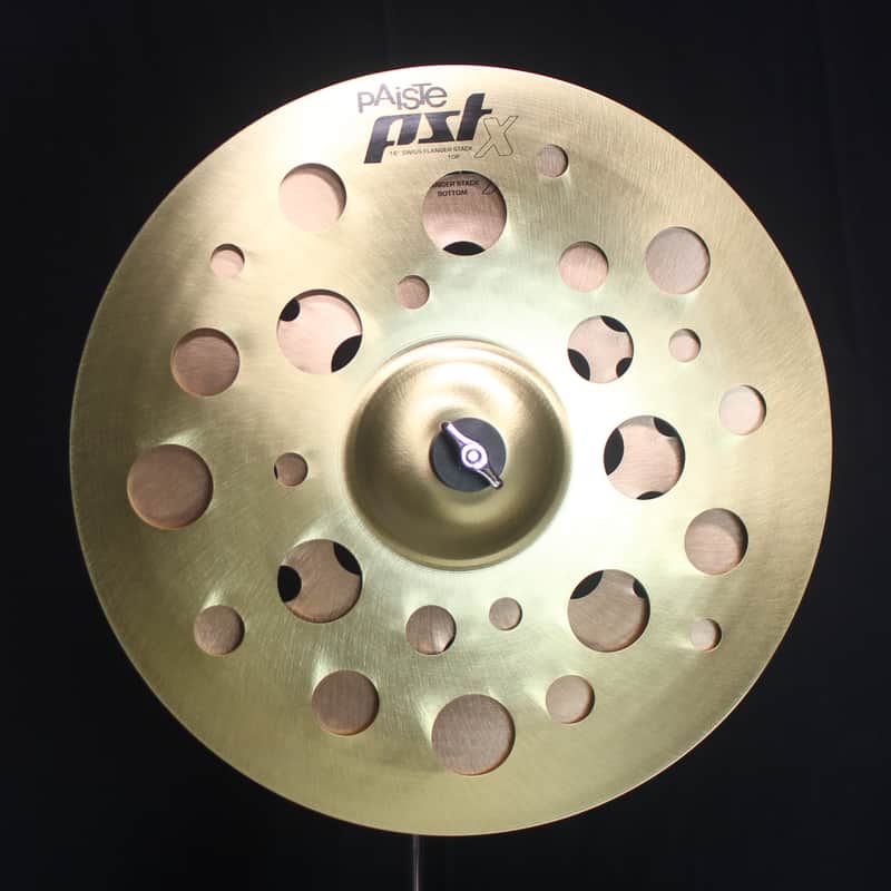 Paiste 16" PST X Swiss Flanger Stack - 809g/879g (video demo) image 1