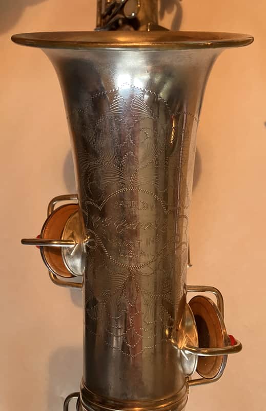 1924 C.G. Conn New Wonder II Chu Berry alto saxophone - recent repad - serial 171*** silver image 1
