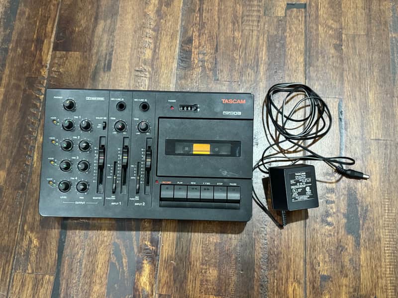 TASCAM Porta 03 Ministudio 4-Track Cassette Recorder | Reverb