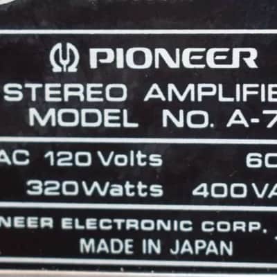 Amplificatore Pioneer Integrated Amp – Model: A-7 Japan 1980 image 5