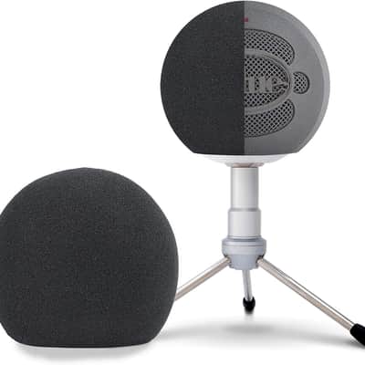 Pop Filter For Blue Snowball - Professional Snowball iCE Mic Foam Wind Cover Windshield Pop Filter for Recordings, Broadcasting image 1