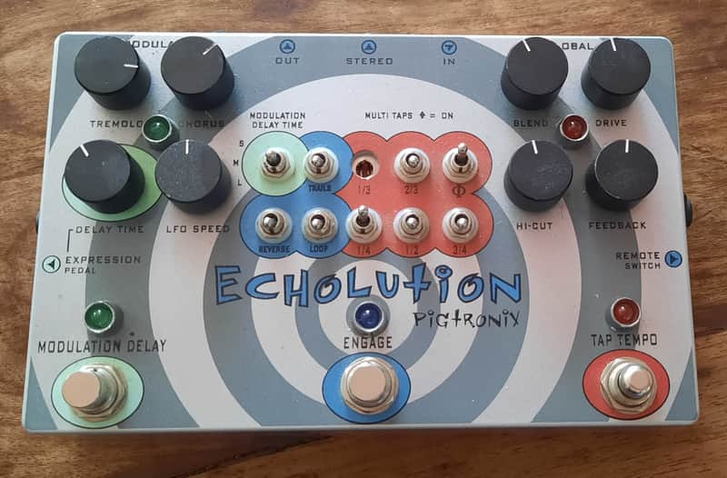 Pigtronix Echolution Delay Modulation Loop Pedal V1 image 1