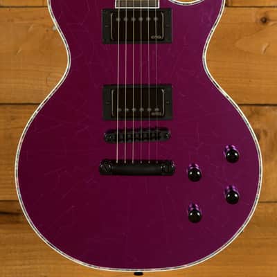 Jackson Marty Friedman Signature Pro Series MF-1 - Ebony - Purple Mirror image 1