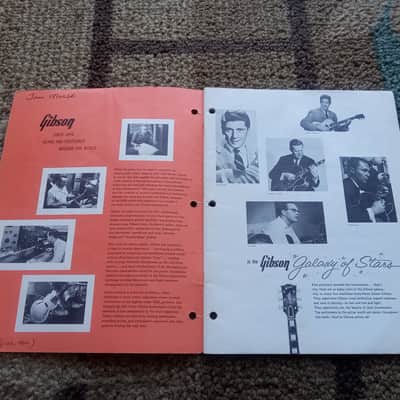 Vintage 1962 Gibson Full-Line Catalog! Rare, Original Case Candy, Paperwork! image 2