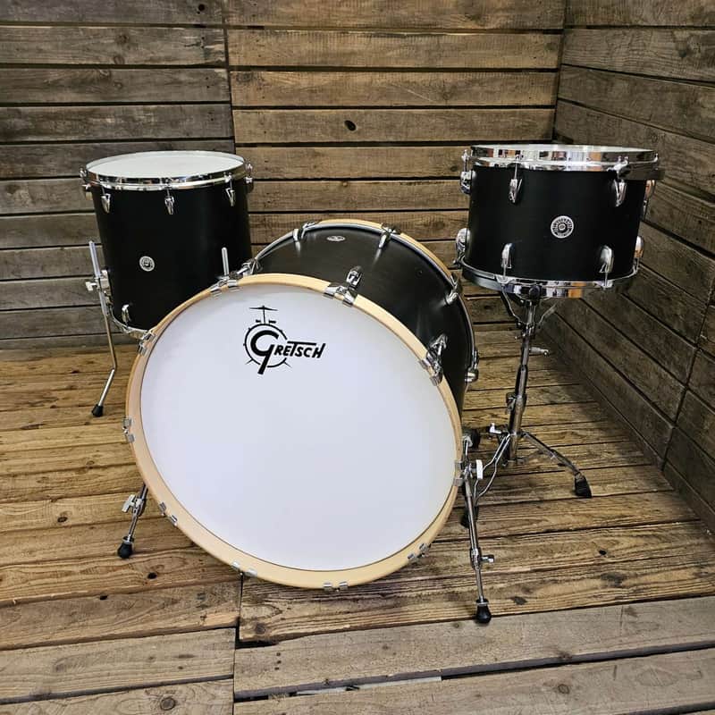 Drum Kit Gretsch Brooklyn USA Satin Black USED! RKBRK110526 image 1