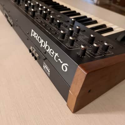 Sequential Prophet-6 49-Key 6-Voice Polyphonic Synthesizer 2018 - 2020 - Black with Wood Sides image 8