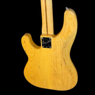 1989 Fender USA Longhorn Precision Bass Plus in Natural image 6