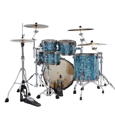 Tama Starclassic Maple 4-piece shell pack with 22" bass drum, Smoked Black Nickel Shell Hardware image 6