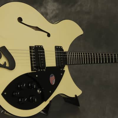 2017 Rickenbacker 360 WB SPC LMC "Rose Morris" Light Mocha Cream DOUBLE BOUND!!! image 11