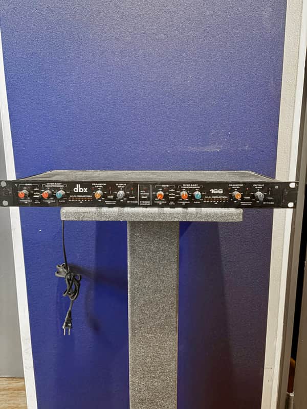 dbx 166 Stereo Compressor / Peakstop / Gate 2000s - Black image 1