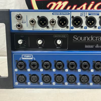 Soundcraft Ui24R 24-Channel Digital Mixer/USB Recorder with Wireless Control 2010s - Blue Bild 4