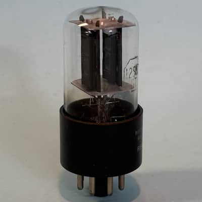1950s RCA 12SN7GT Vintage Clear Glass Black Plate Tube! T489 image 4