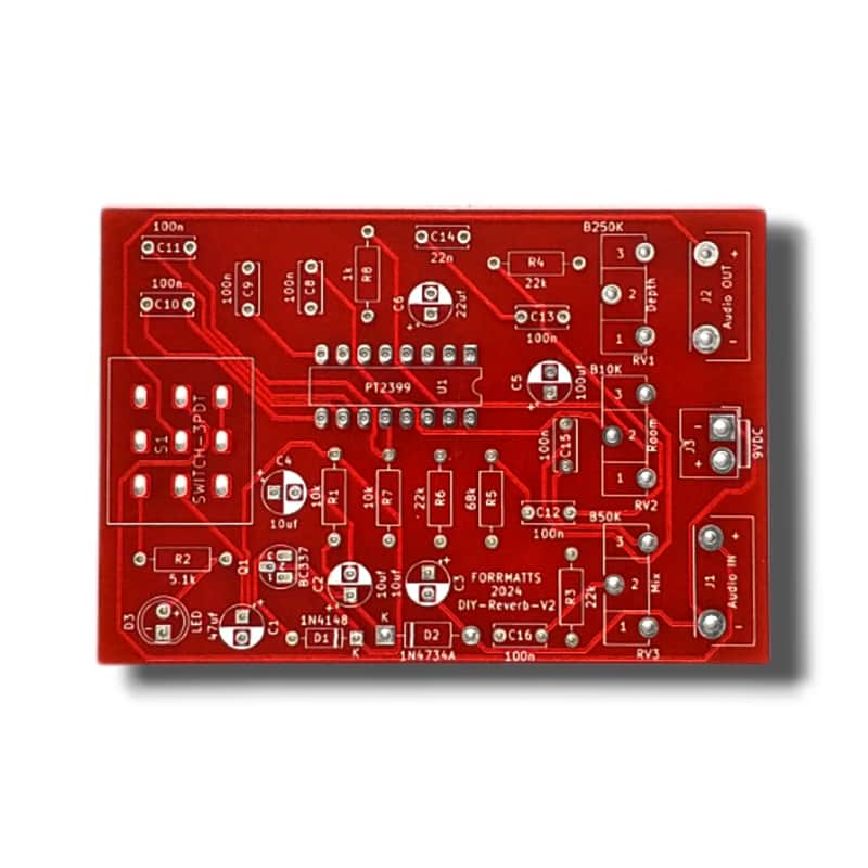 Forrmatts DIY-Reverb PCB 2024 image 1