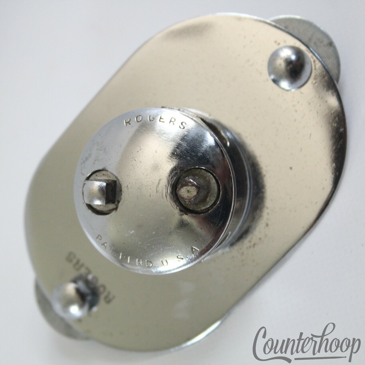 Rogers 2Hole 2Way Knobby Mount Rare Cleveland Holiday 50s Bass Drum Cymbal-Arm — main photograph