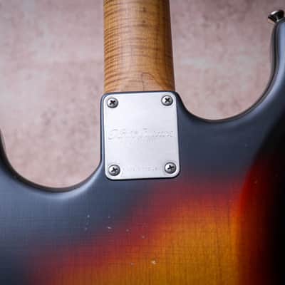 XOTIC USA XSC-2 California Classic Light Aged " 3-Tone Burst + Rosewood" (2018) image 16