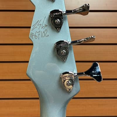 Reverend Thundergun in Metallic Silver Freeze New Blem #7102 image 5