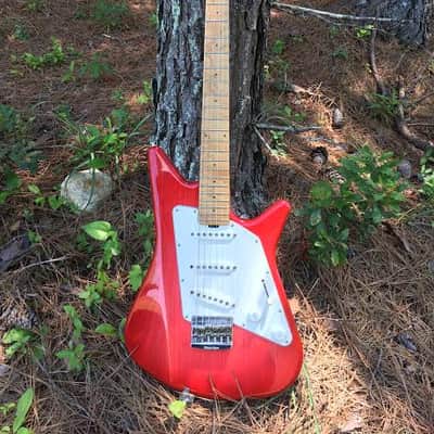 Ernie Ball Music Man Albert Lee Signature Model Electric Guitar 1ST year production 1994 Pink Burst image 2