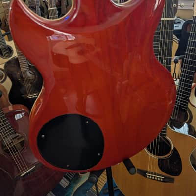 Vox SDC-55 Double Cut Solid Electric Guitar Tea Burst image 7