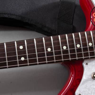 2024 Fender Japan Hybrid II Jazzmaster – Quilt Red Beryl, Excellent w/ Gig Bag image 5