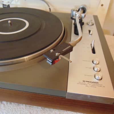 Vintage Pioneer PL-117D Automatic Turntable-Used Working-AS IS- Silver/Wood Veneer image 2