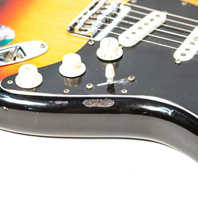 Sunburst Fender Stratocaster '76 Owned by Billy Corgan image 16