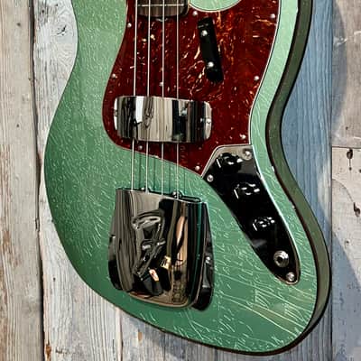 NEW Fender Custom Shop Limited Edition '60s Jazz Bass Deluxe Closet Classic - Aged Sage Green Metallic, Pro Set Up Included! Ships Fast and Free! image 5