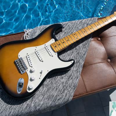 2007 Fender ST57-78TX - '57 Stratocaster Reissue - 7 lbs 9 oz's! - Crafted in Japan - Premium Alder Body & USA Texas Special PU's - Pro Set Up! w Perfect Frets/ Action/Intonation image 10