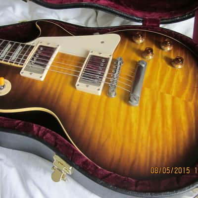 1997 Gibson Les Paul 59 Reissue Flame Top Tobacco Sunburst image 1
