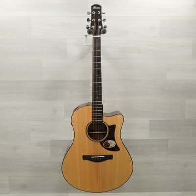 Used Ibanez AAM300CE Advanced Auditorium Solid Top Acoustic Guitar Natural image 11