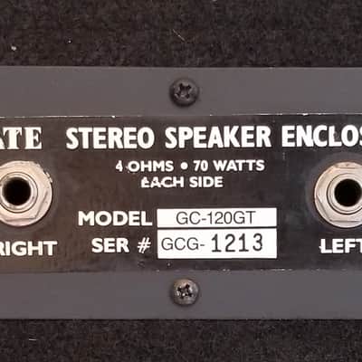 Crate G-120c 4-way Stereo Head W/ Original Crate 3 Button Footswitch & Matching 2x12 Cab / Celestion G12M70 image 10