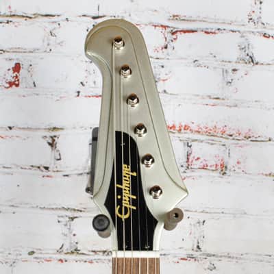 Used Epiphone 1963 Firebird I (Incl. Hard Case) Silver Mist image 5