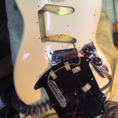 Fender Musicmaster II 1965 - Olympic White (With age related yellowing) image 11