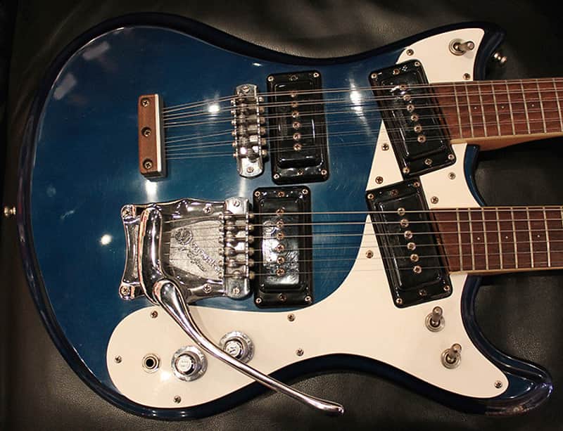 Mosrite ‘Joe Maphis’ Style Double Neck 1966 Blue image 1