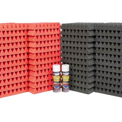 Universal Acoustics Pluto-2 Room Kit, Charcoal/Red image 2