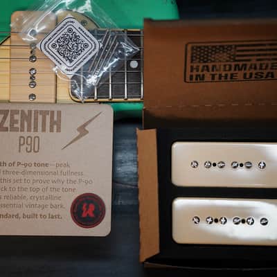 Zenith™ P90 Soap Bar Pickup Set — Handwound | Alnico 5 | Mid-Output | USA Boutique image 3
